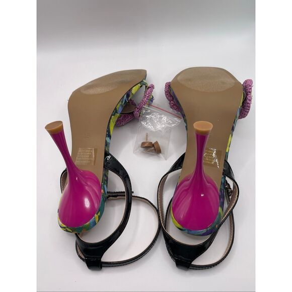 Betsey Johnson Ainsleyy Bright Multi Woman’s Heels 8.5 - Picture 7 of 9